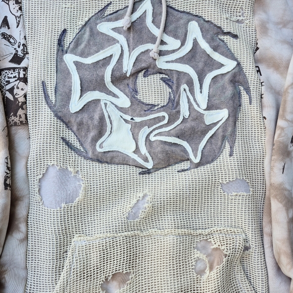 (SOLD) Mesh Hoodie - Picture 3 of 6